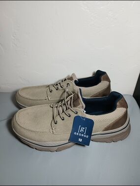 George Men's Bungee Boater Slip-On Shoes